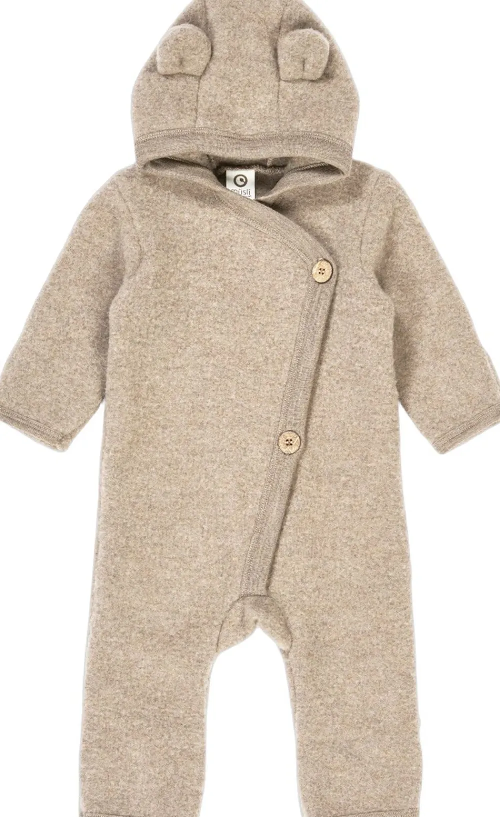 Woolly fleece suit>Müsli by Green Cotton
