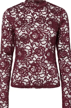 LACEY LS LACE TOP S. NOOS>YAS New